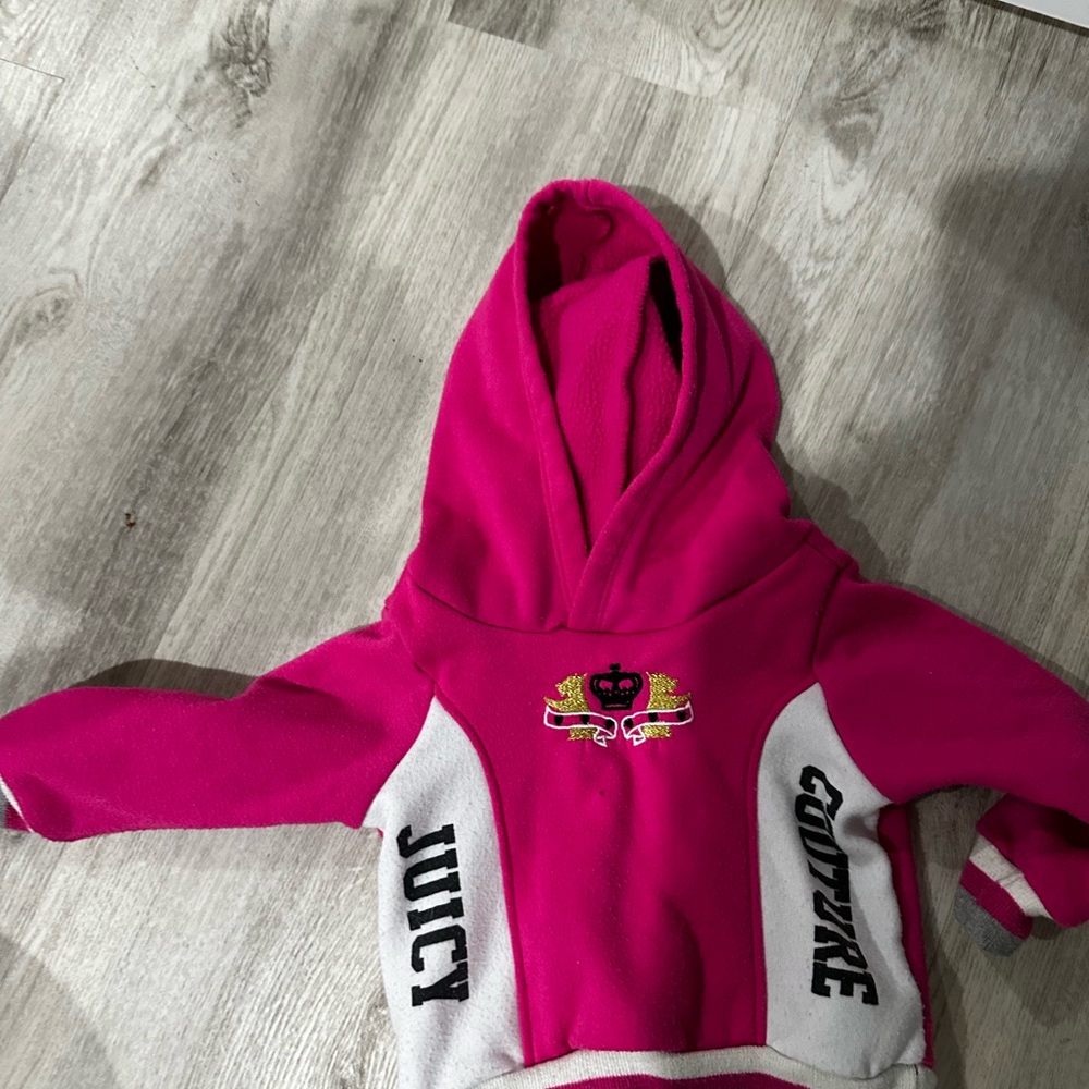 Juicy Couture Kids Pink Hoodie
